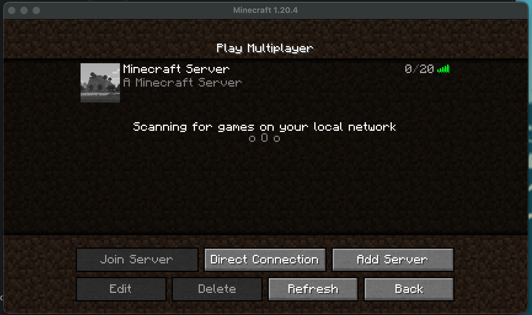 Minecraft server is accessible